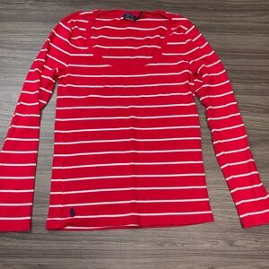 Polo Ralph Lauren Long Sleeve Boat Neck Top Size Large